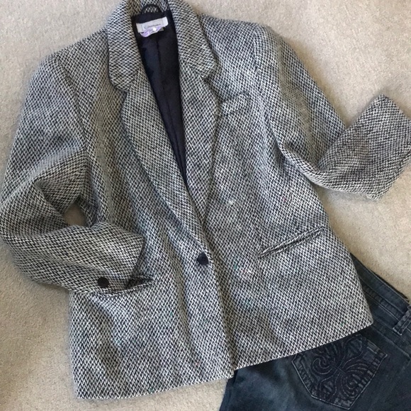 Vintage Jackets & Blazers - ⛄️ ⬇️ Vintage tweed blazer